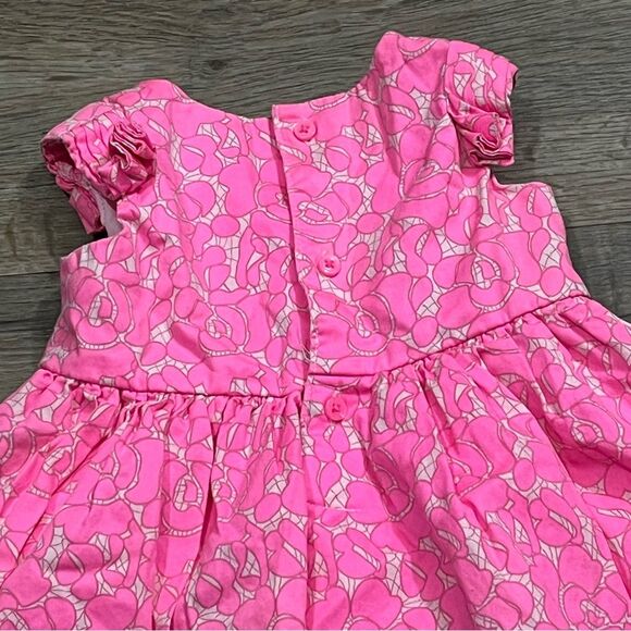 Carter’s Baby Girl Special Occasion Pink Summer Party Dress Size 6M - Picture 4 of 7